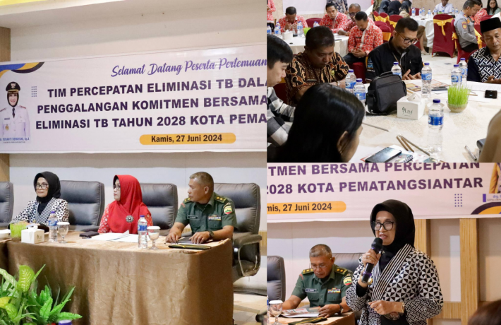Wali Kota Pematangsiantar Membuka Komitmen Bersama Percepatan Eliminasi TBC