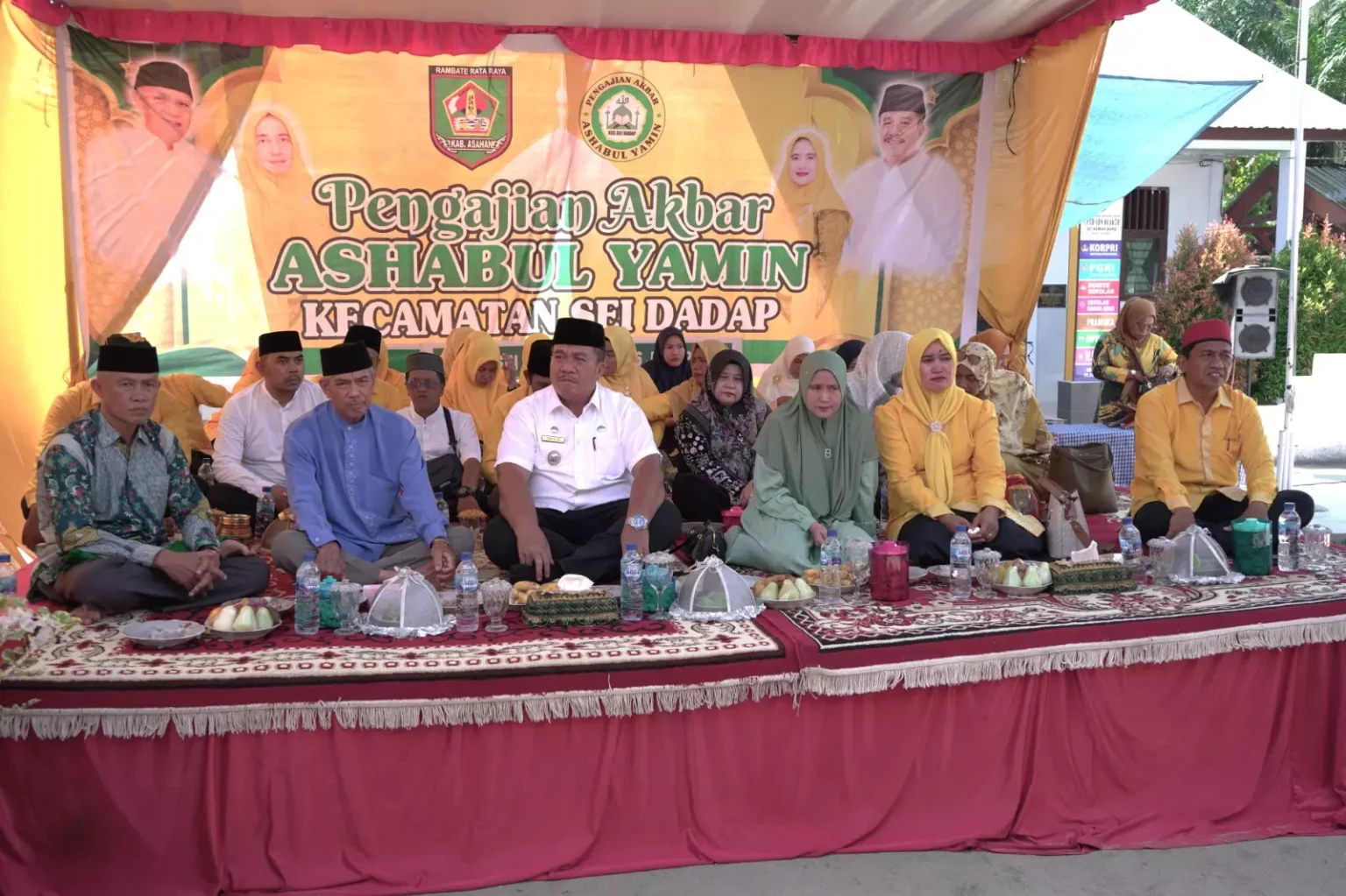 Wakil Bupati Asahan Taufik Zainal Abidin Siregar Ikuti Pengajian Akbar di Desa Sei Kamah Baru