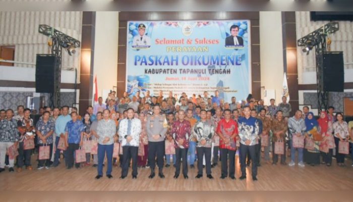 Meski Terlambat, Pemkab Tapteng Tetap Rayakan Paskah Oikumene 2024
