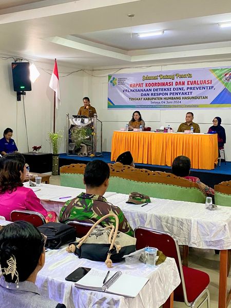 Rapat Koordinasi Pemerintah Kabupaten Humbang Hasundutan Tingkatkan Upaya Penanggulangan Penyakit