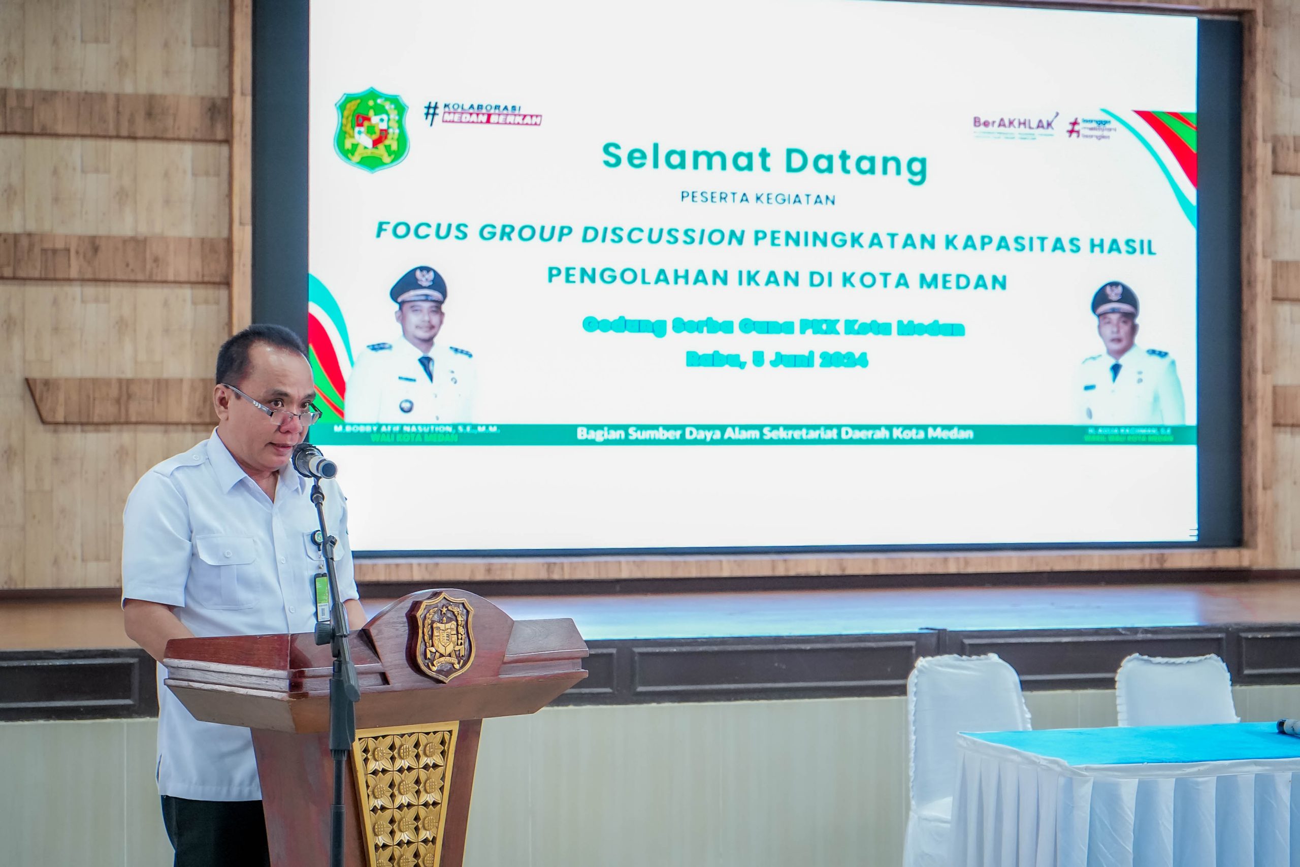 Pemko Medan Gelar FGD Peningkatan Kapasitas Pengolahan Ikan
