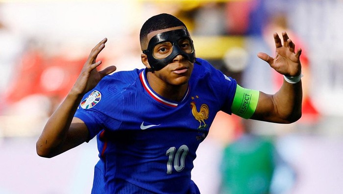 Kylian Mbappe Pecahkan Puasa Gol di Piala Eropa Melalui Tendangan Penalti Kontra Polandia