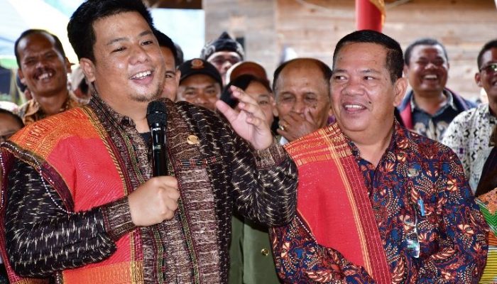Bupati Samosir Vandiko T. Gultom Hadiri Pesta Mangalahat Horbo di Desa Salaon Tongatonga