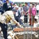 Bupati Samosir Vandiko T. Gultom Letakkan Batu Pertama Pembangunan Gereja HKBP Lumban Lintong Resort Onan Runggu
