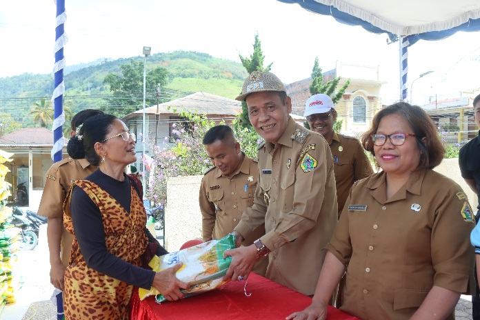 Gerakan Pangan Murah di Pangururan Samosir, Warga Berbondong-bondong Belanja Kebutuhan Pokok