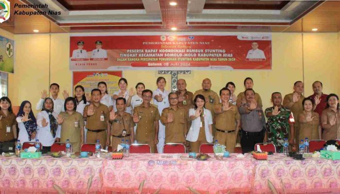 Bupati Nias Pimpin Rembuk Stunting di Kecamatan Somolo-molo, Ajak Serius Tangani Masalah Gizi Anak
