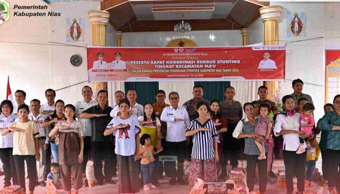 Bupati Nias Dorong Aksi Pencegahan Stunting di Kecamatan Ma’u