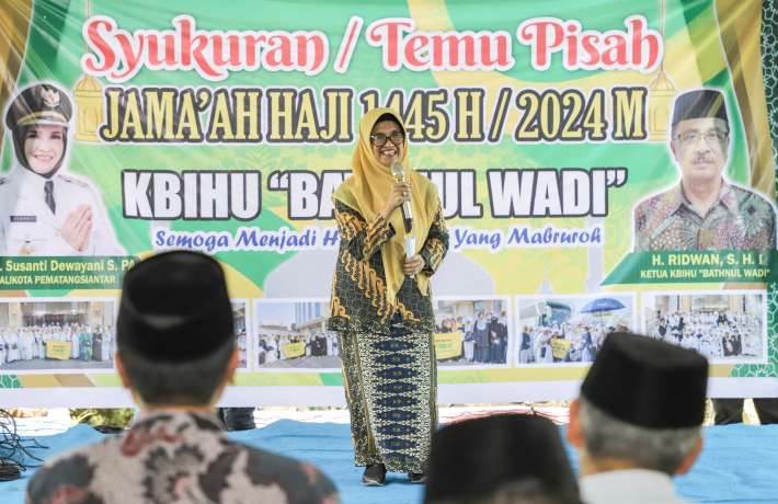 Jamaah Haji KBIHU Bathnul Wadi Mendukung dr Susanti Dewayani dalam Memimpin Pematangsiantar