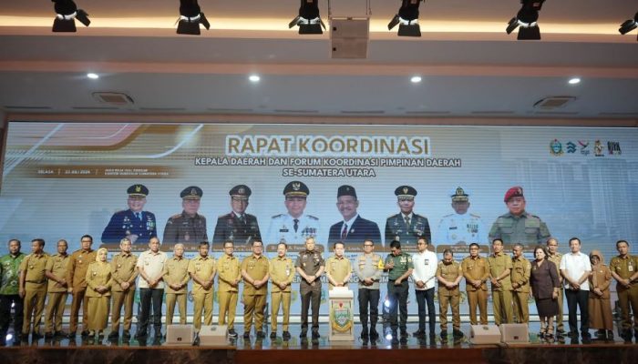 Wali Kota Binjai Hadiri Rakor Kepala Daerah dan Forkopimda di Sumatera Utara