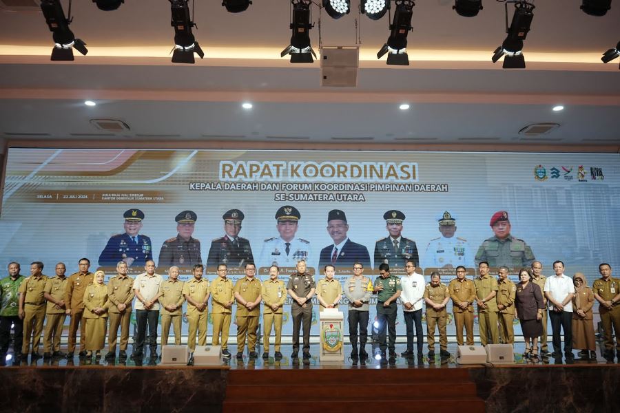 Wali Kota Binjai Hadiri Rakor Kepala Daerah dan Forkopimda di Sumatera Utara