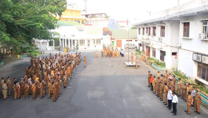 Pemko Binjai Peringati Hari Anak Nasional dengan Apel Gabungan ASN dan Non-ASN