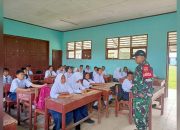 Babinsa Kodim 0205/TK Edukasi Siswa SMPN 4 Kabanjahe Lewat MPLS