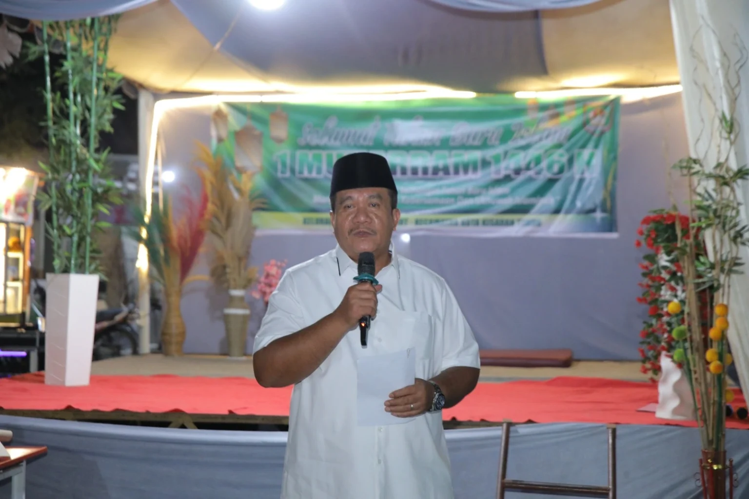Wakil Bupati Asahan Hadiri Peringatan Tahun Baru Islam di Kelurahan Si Umbut-Umbut