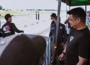 Wali Kota Medan, Bobby Nasution, Ikut Balapan Drag Race di Ex Bandara Polonia