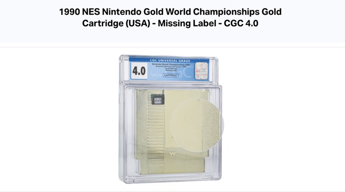 Goldin Lelang Salah Satu Cartridge Nintendo Paling Langka di Dunia
