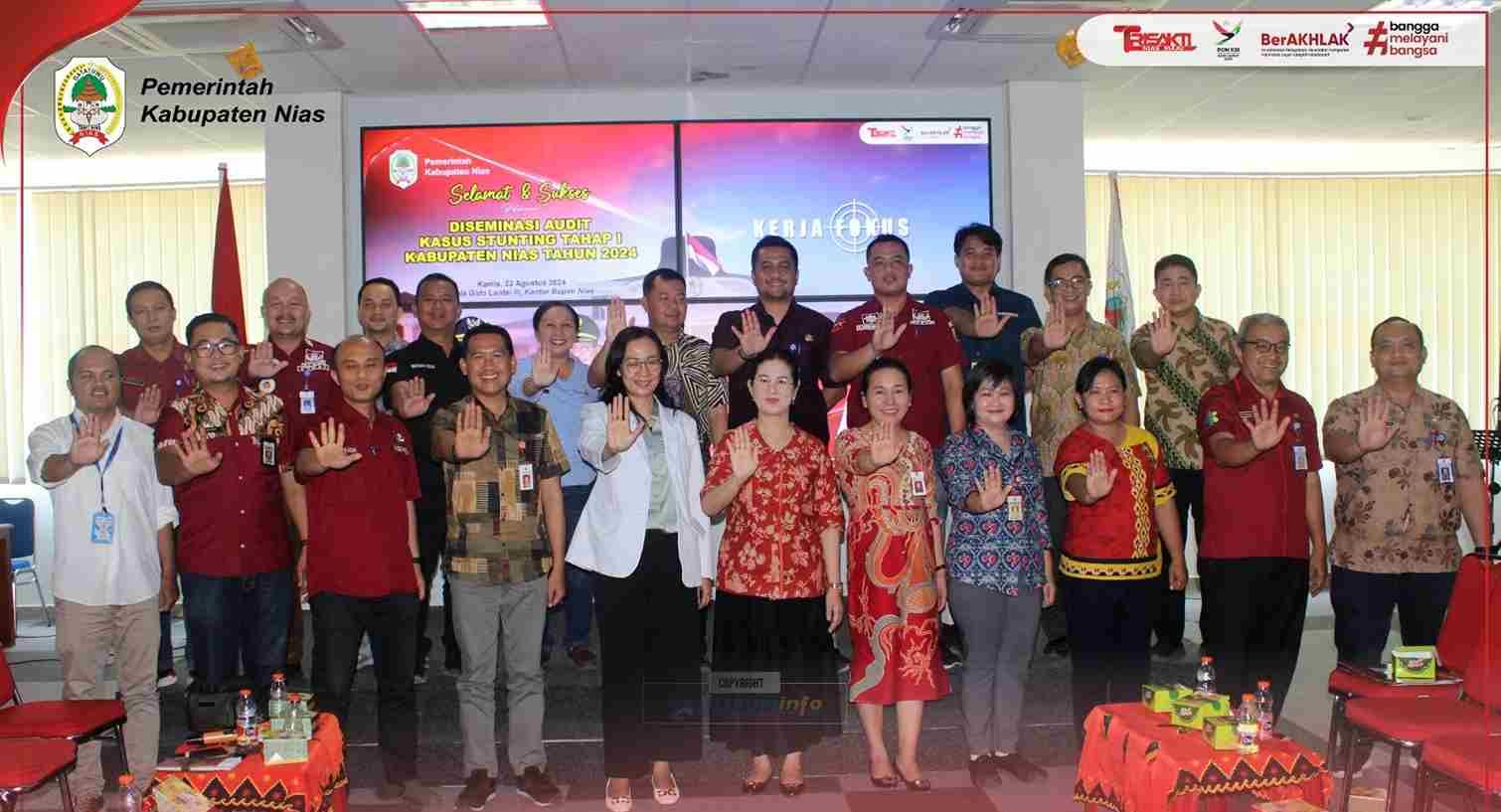 Kabupaten Nias Gelar Diseminasi Audit Kasus Stunting Tahap Pertama Tahun 2024
