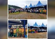 Meski Diguyur Hujan Deras, Ribuan Pendukung KEDAN Tetap Semangat Ikuti Deklarasi