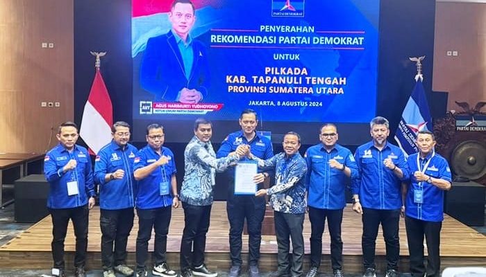 Mantap! Pasangan Kiyedi-Darwin Terima Surat Rekomendasi Langsung dari Ketum Demokrat AHY