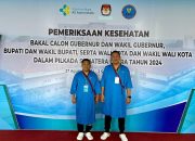 Syukri-Pantas Paslon Pertama Jalani Pemeriksaan Kesehatan di RSUP Adam Malik Medan