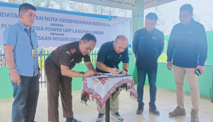 PT PLN Indonesia Power UBP Labuhan Angin Perkuat Sinergi dengan Kejari Sibolga Lewat MoU