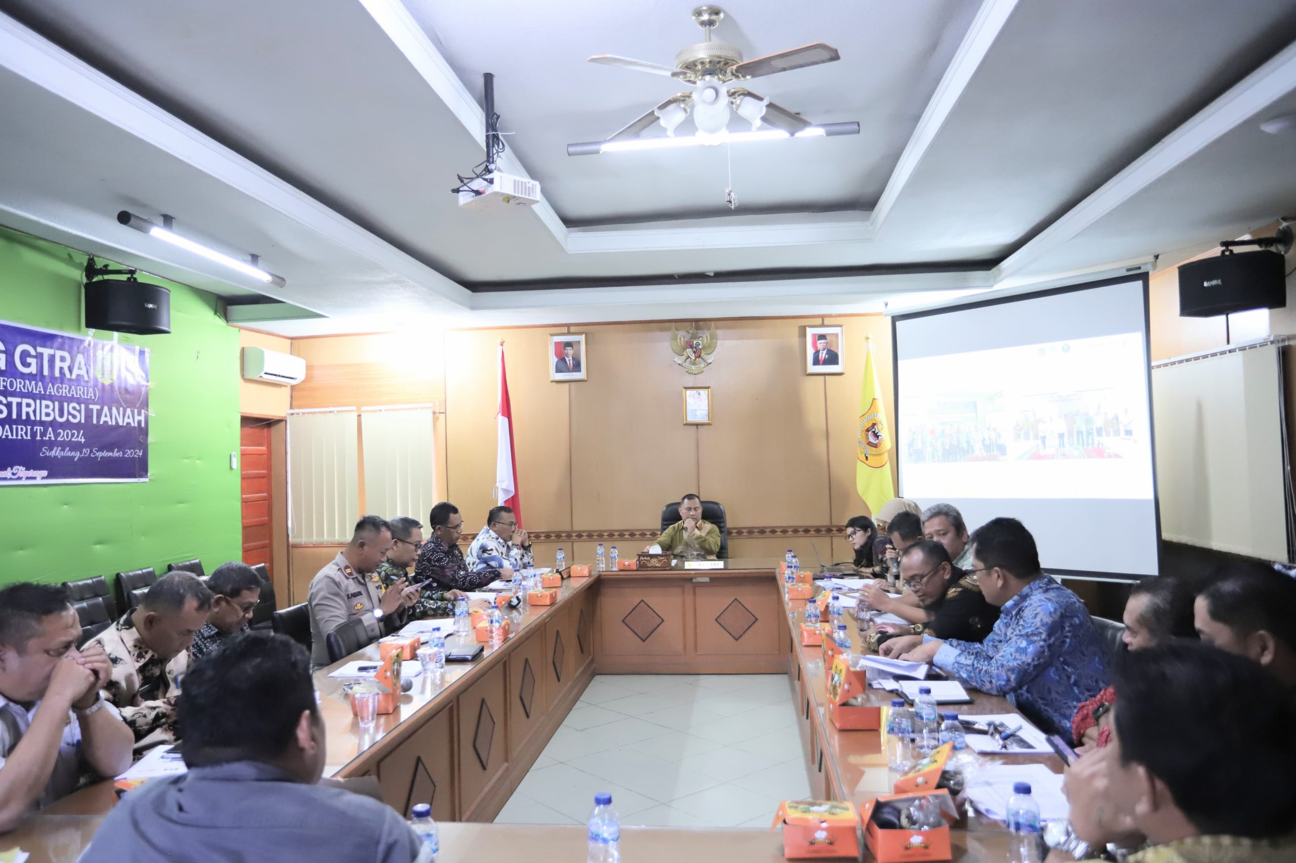 Pj Bupati Dairi Pimpin Sidang Gugus Tugas Reforma Agraria untuk Dukung Redistribusi Tanah