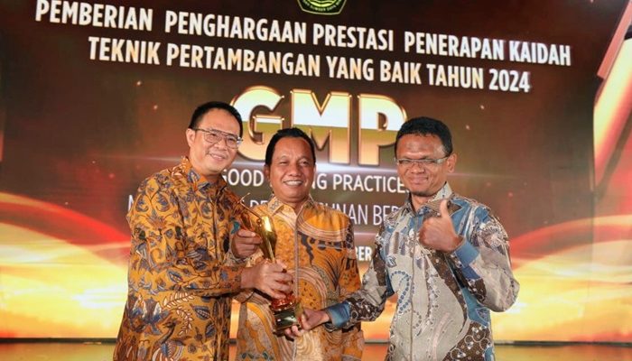 PTAR Raih Penghargaan Terbaik di Ajang Bergengsi Kaidah Teknik Pertambangan yang Baik Kementerian ESDM