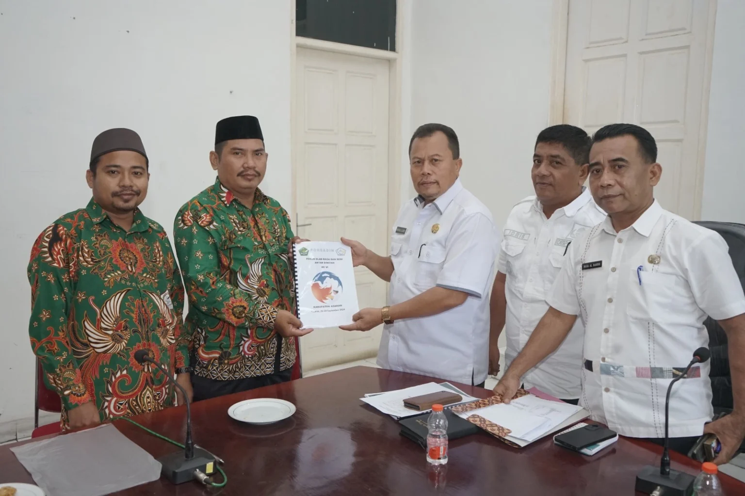 Asisten Administrasi Umum Kabupaten Asahan Terima Audiensi FKDT, Bahas Porsadin ke-VI