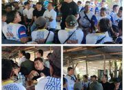 Serap Keluhan, Ratusan Abang Becak di Pandan Doakan dan Siap Coblos KEDAN