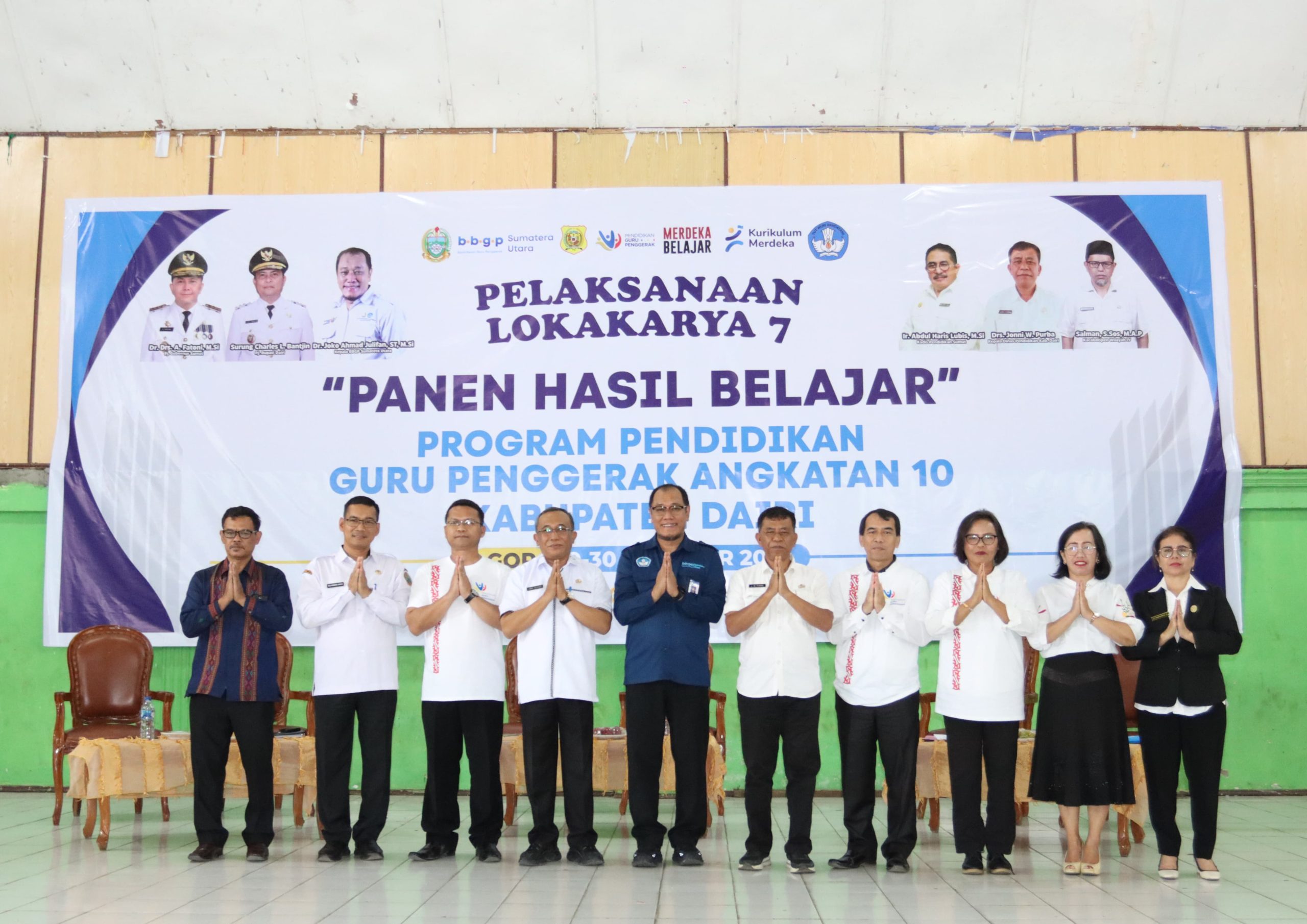 Pj. Bupati Dairi Buka Lokakarya "Panen Hasil Belajar" Program Pendidikan Guru Penggerak Angkatan 10