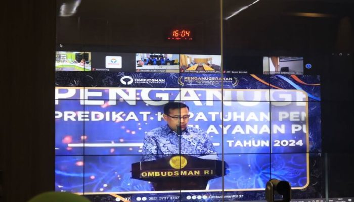 Pemko Binjai Raih Zona Hijau Kepatuhan Pelayanan Publik 2024 dari Ombudsman RI