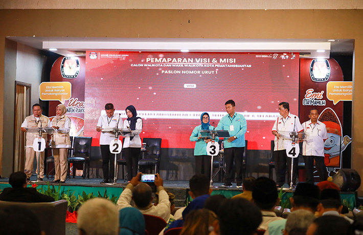 Pjs Wali Kota Pematangsiantar Apresiasi Debat Publik Paslon Pilkada 2024 yang Berlangsung Kondusif