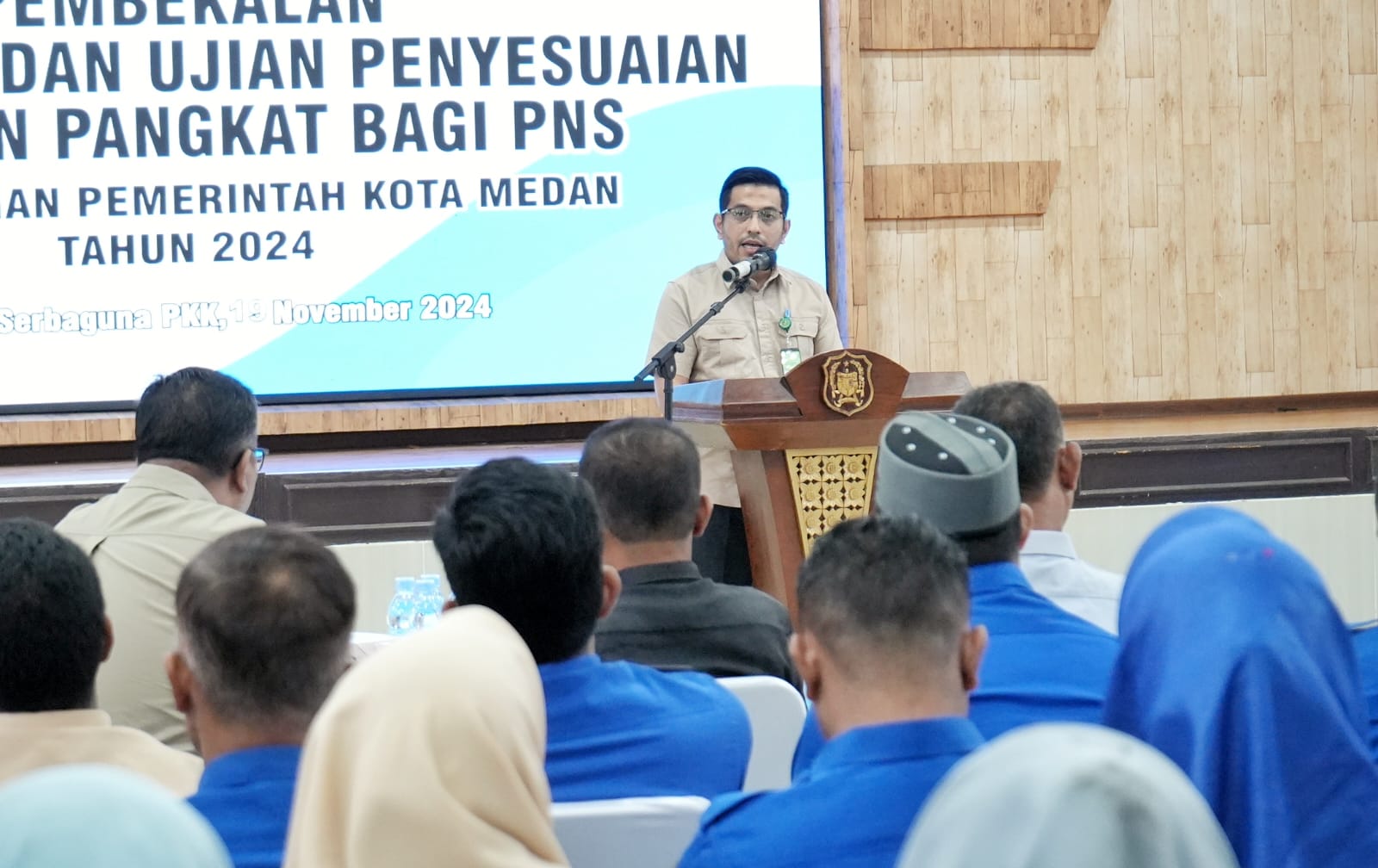 200 ASN Pemko Medan Ikuti Pembekalan Ujian Dinas dan Penyesuaian Kenaikan Pangkat
