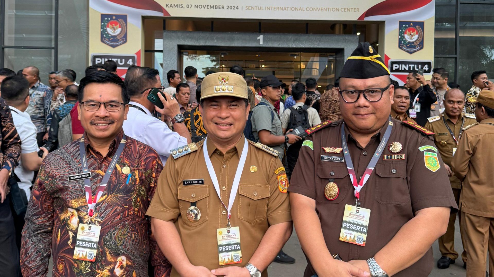Pj. Bupati Dairi Hadiri Rakornas Pemerintah Pusat dan Daerah di Sentul, Bahas Implementasi Asta Cita Menuju Indonesia Emas 2045
