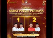 KPU Tapteng Gelar Debat Perdana Paslon Bupati