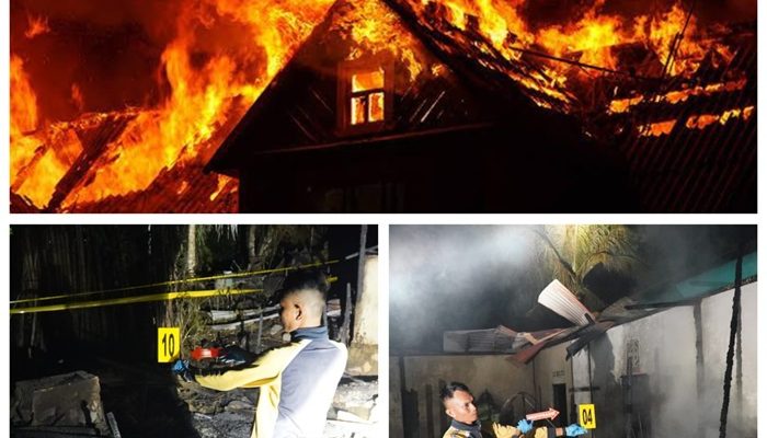 Polres Tapteng Belum dapat Pastikan Penyebab Kebakaran Rumah Ketua KPU