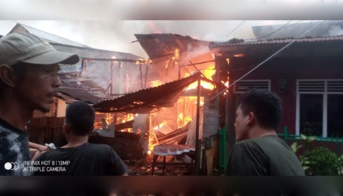 10 Hari Jelang Lebaran, 15 Rumah di Pangkalan Brandan Terbakar