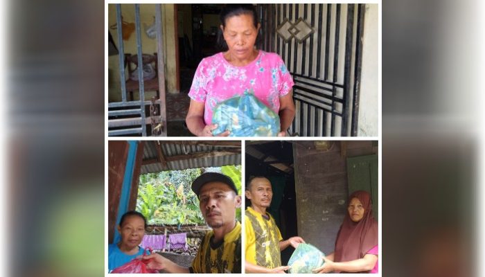 Ketua DPRD Tapteng Bagikan 700 Paket Bantuan Makanan Untuk Korban Banjir Barus
