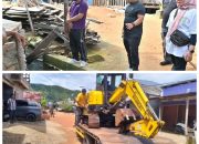 Dikeluhkan Jadi Langganan Banjir, Wali Kota Sibolga Langsung Turunkan Alat Berat