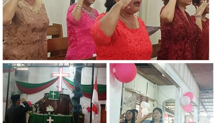 Semangat Kemerdekaan Warnai Ibadah Minggu GKPI Jemaat Pandan