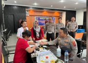 20 Kantong Darah Terkumpul dalam Aksi Donor HUT ke-70 Lalu Lintas Bhayangkara