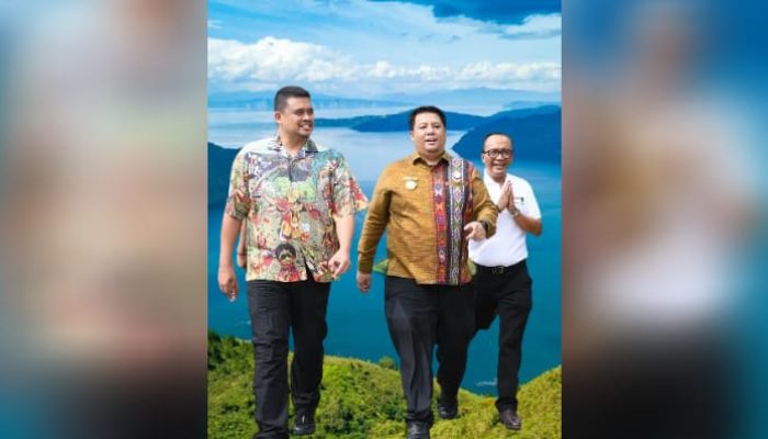 Horee.. Akhirnya Geopark Kaldera Toba Terima Green Card, Bupati Vandiko: Ini Berkat Kegigihan Pak Gubernur