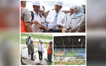 Stadion Horas Sibolga Mulai Direhap, Wakil Wali Kota Turun Langsung Mengecek