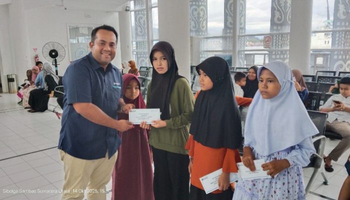 Wujud Syukur Hari Pelindo, Pelindo Regional 1 Sibolga Salurkan Santunan untuk 80 Anak Yatim