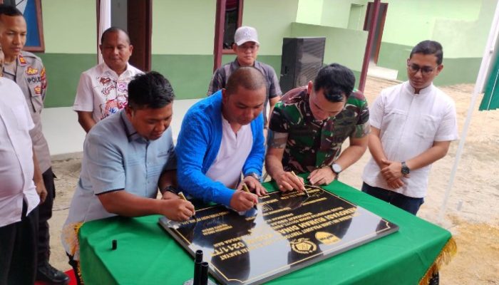 Wujud Perhatian Bakhtiar Sibarani Bangun Kampung Halamannya, 8 Unit Rumah Dinas Koramil 01/Barus Diresmikan