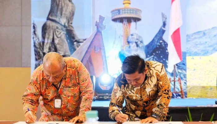Wali Kota Sibolga Tandatangani MoU dengan BPS di Konreg PDRB-ISE se-Sumut