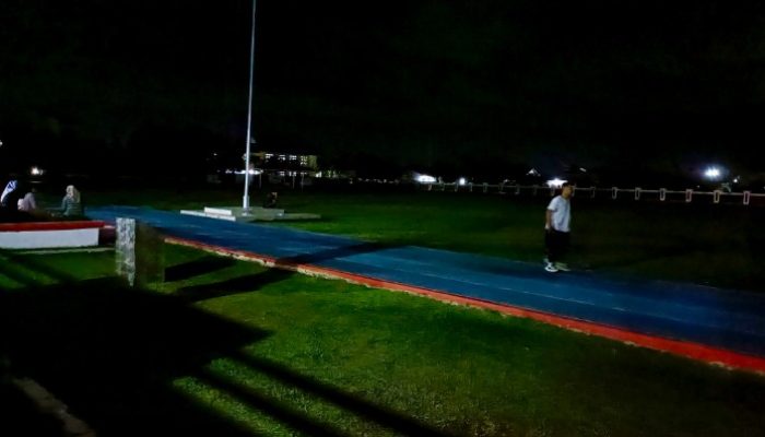 Lampu Sorot Jogging Track Pandan Padam, Ini Penjelasan Dinas PUPR