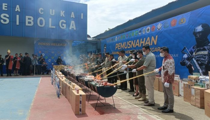 Peredaran Rokok Ilegal Meningkat di Wilayah Kerja Bea Cukai Sibolga, Goodman: Di Kepemimpinan Saya Harus Turun