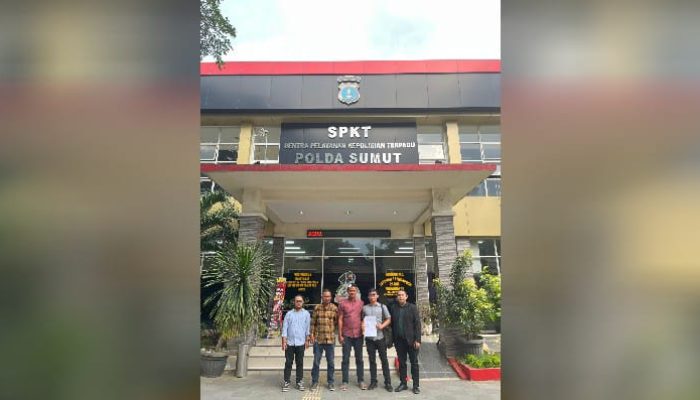 SPN dan FN Korban Pengeroyokan Massa Aksi Demo di Tapteng Melapor ke Poldasu