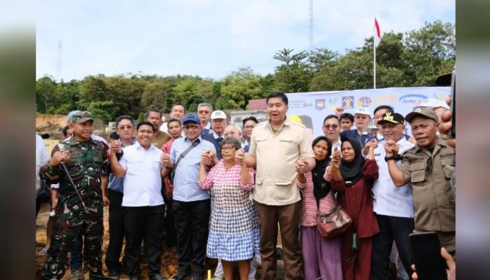 Menteri Mauarar dan Tito Groundbreaking Pembangunan 200 Hunian Tetap bagi Korban Bencana Sibolga
