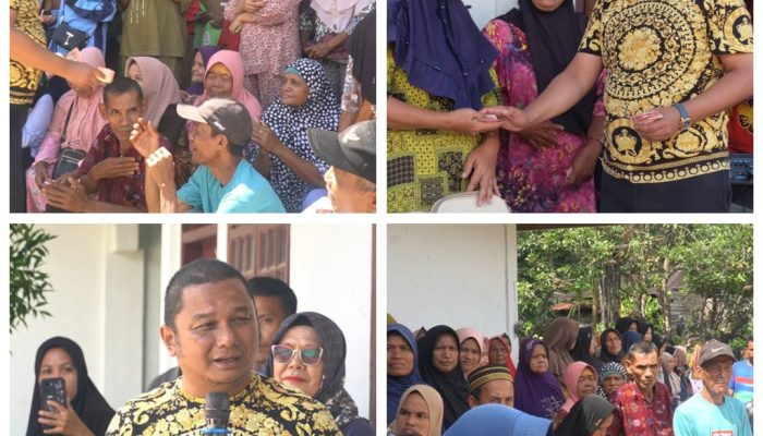 Bakhtiar Sibarani Bersama Anggota DPRD NasDem Berikan Bantuan dan Uang untuk Korban Banjir di Sibabangun
